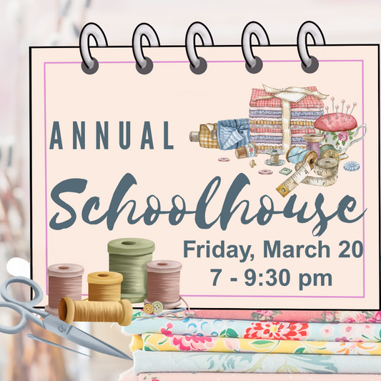 Annual Schoolhouse - March 20 @7pm