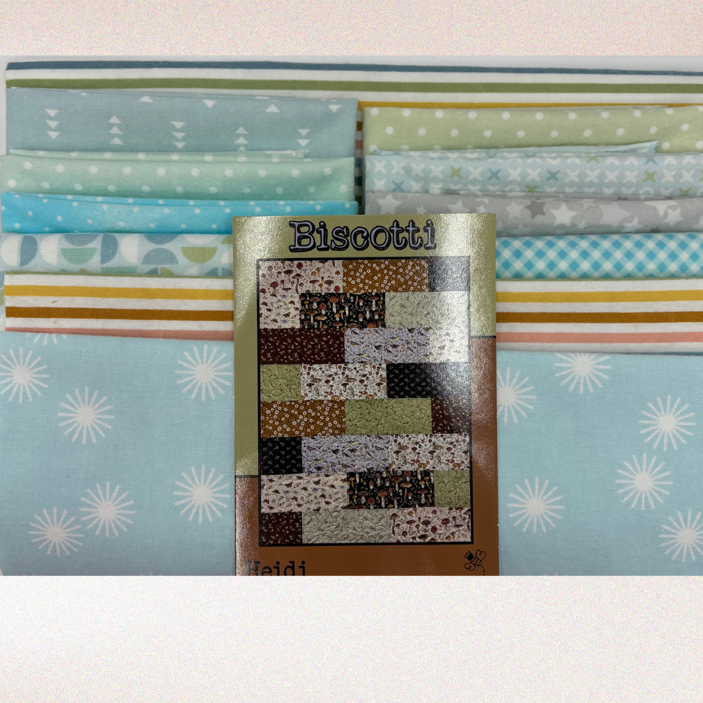 Baby Blue Biscotti Lap Quilt Kit