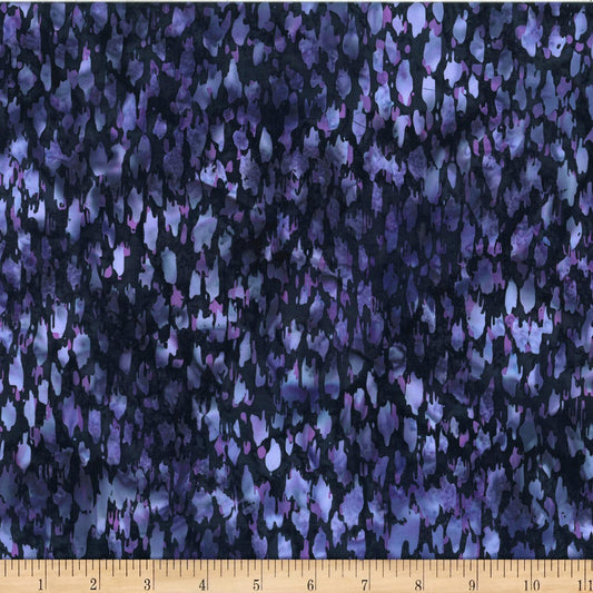 Bali Batiks - Wisteria Blooms - Merlot - 2614-394