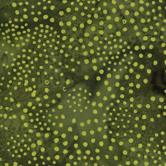 Batik - Dots - Light & Dark Green - 721401012