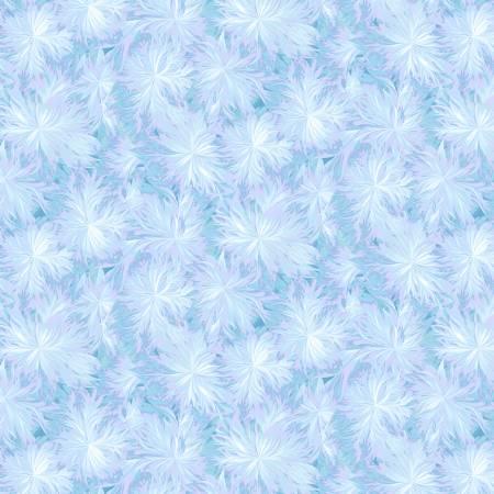 Beyond The Pines - Medium Blue Frost Flowers # 3680-70