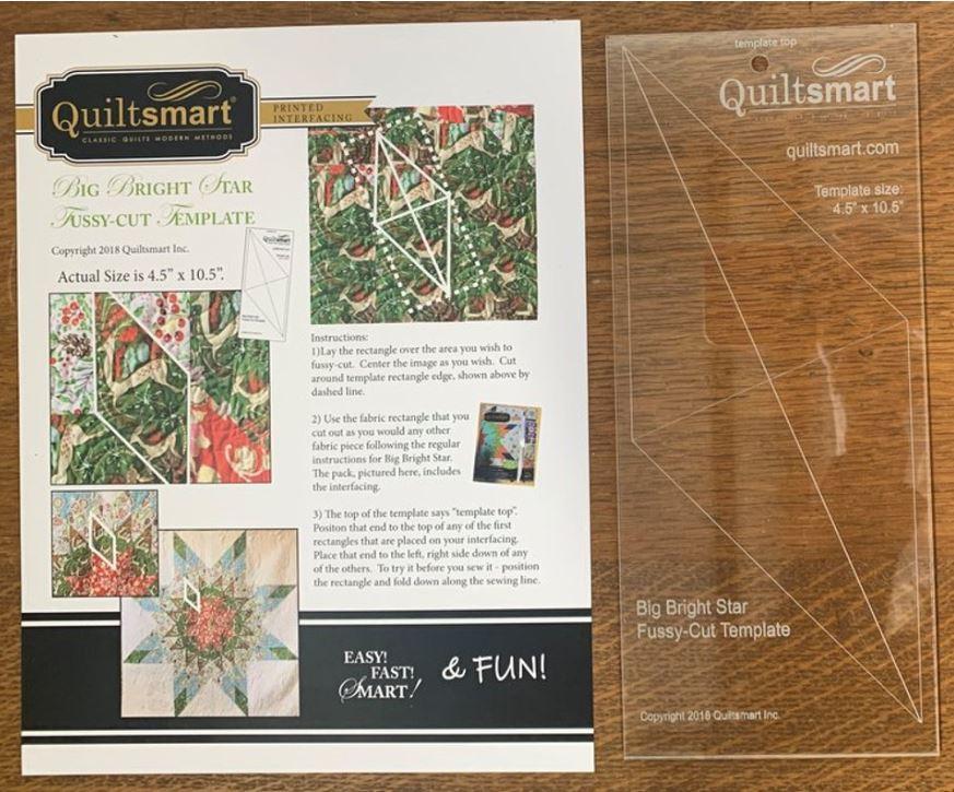 Big Bright Fussy Cut Template