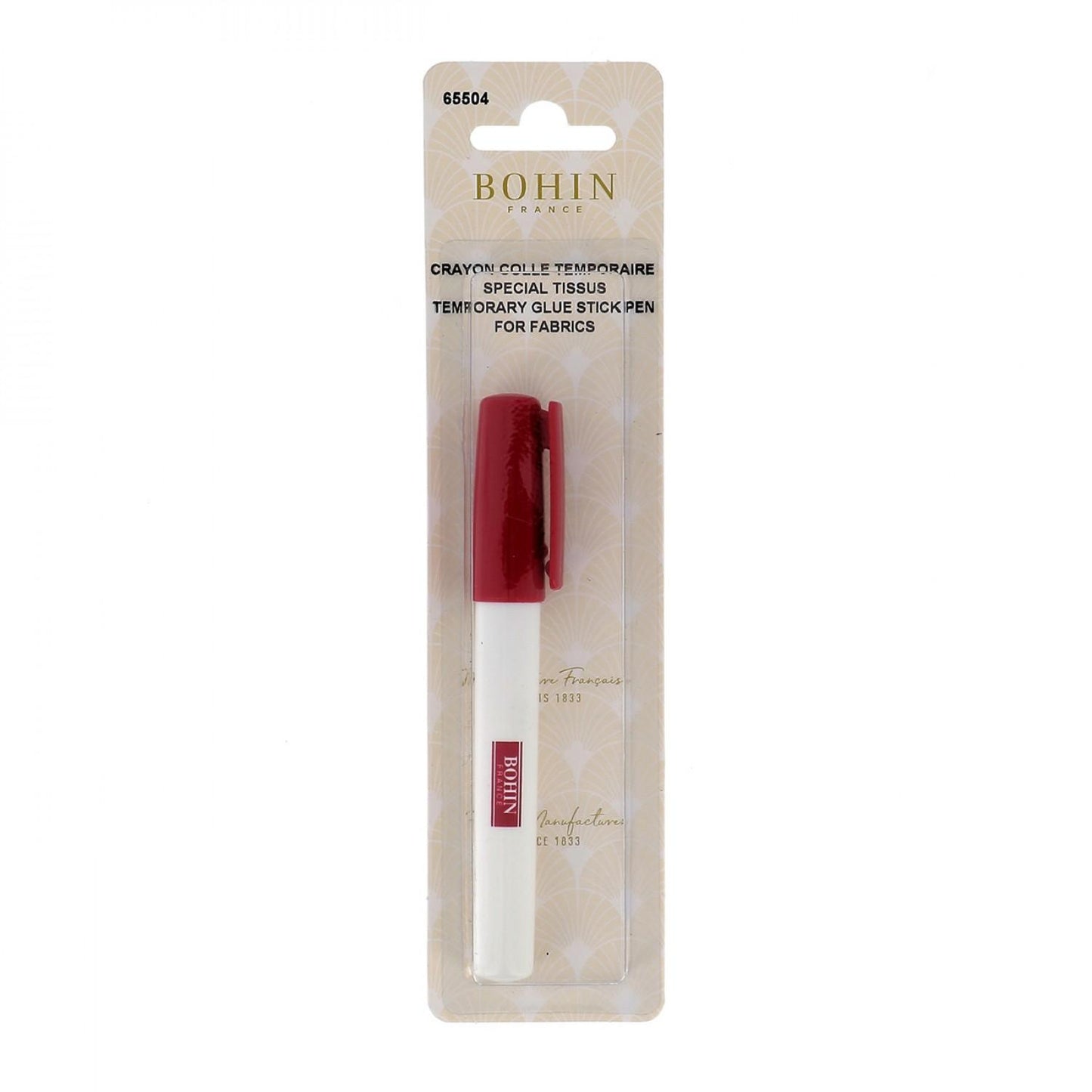 Bohin Temporary Glue Stick For Fabrics - 65504