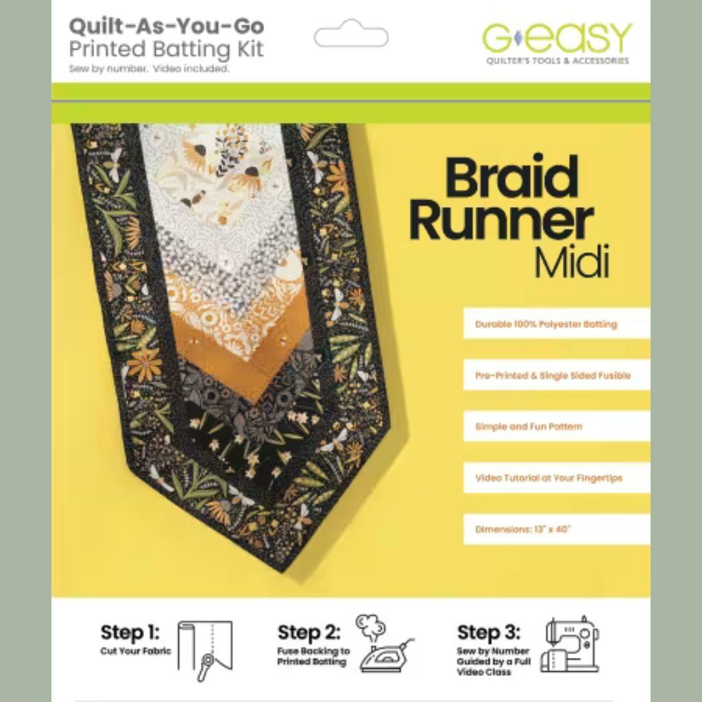 Braid Runner Midi Table Runner W/Fusible Batting - # GE-611