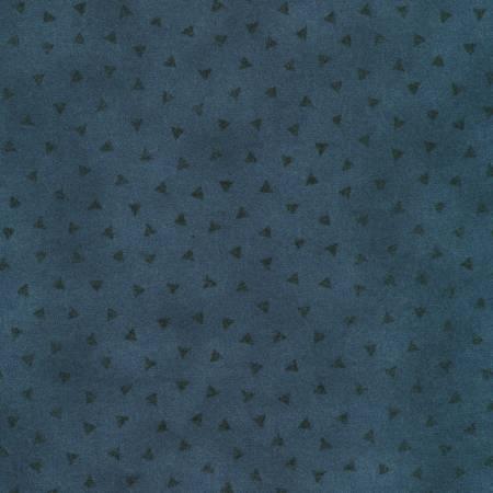 Bundle Up - Navy Distressed Triangle Texture Flannel # SRKF-24021-9