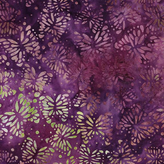 Butterfly Haven-Falling Leaves - Tossed Butterflies - Multi Purple Pink Iris - 712403890