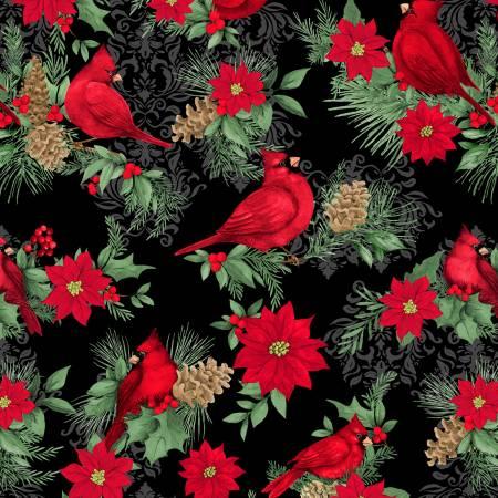 Cardinal Charm - Large All Over Black # 39929-937
