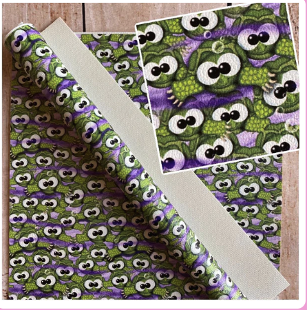 Cartoon Turtles Printed Vinyl 12x53"