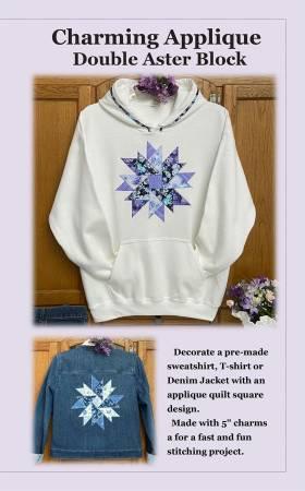 Charming Applique Double Aster Block # JMD-218