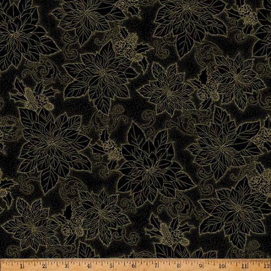 Christmas Splendor - Black Gold - 27782-4