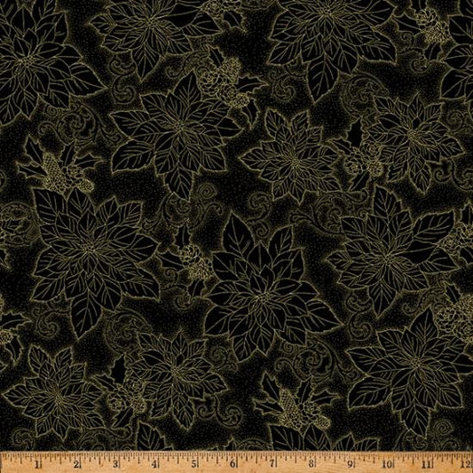 Christmas Splendor - Black Gold - 27782-4