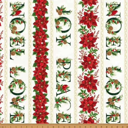 Christmas Splendor Border- Natural Gold - 27780-20