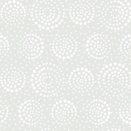Circle Dots White on White # RA134886-W