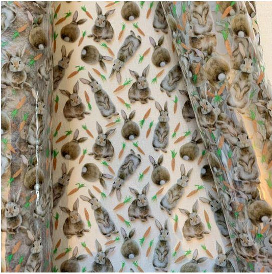 Clear Bunny and Carrots TPU - Clear Vinyl