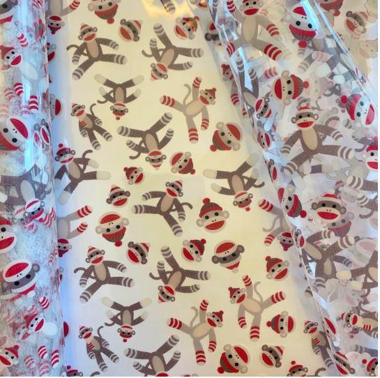 Clear Sock Monkey TPU