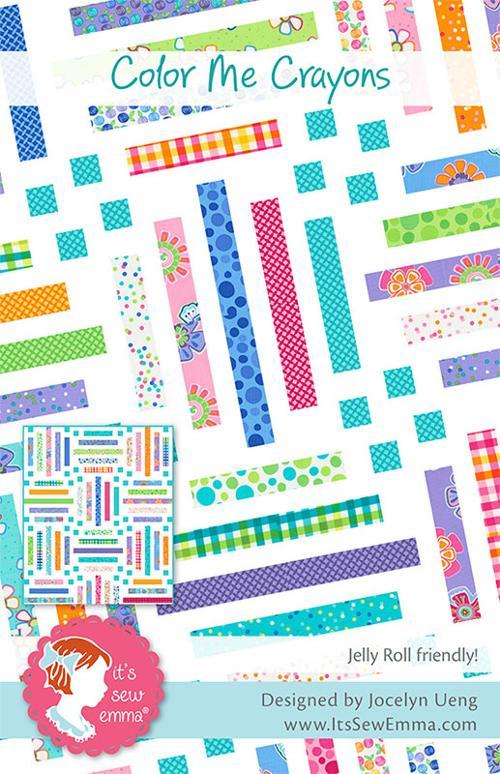 Color Me Crayons Lap Quilt Kit