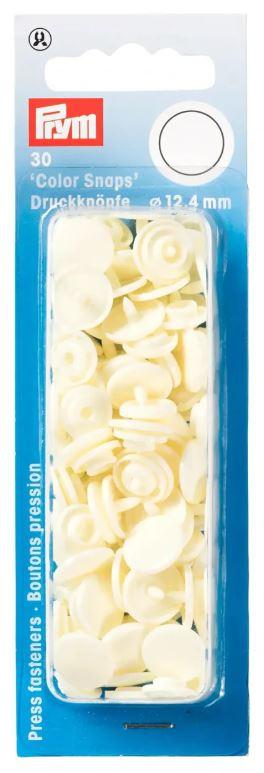 Color Snaps 12.4mm Pearl 30pc # 393122