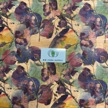 Cosmos Cork Fabric 18x27"