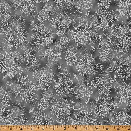 Cotton & Pine - Charcoal/Silver - 25559-55