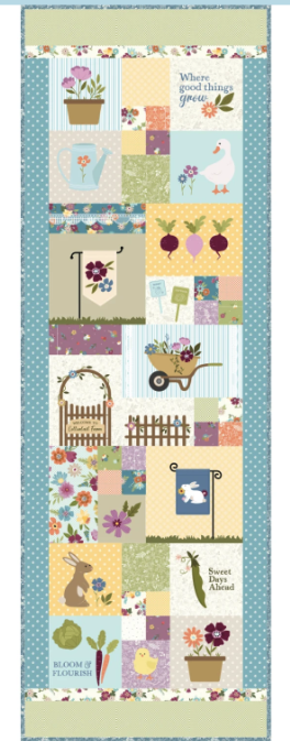 Cottontail Farm Ladder Quilt # KD823 - Pre-Order