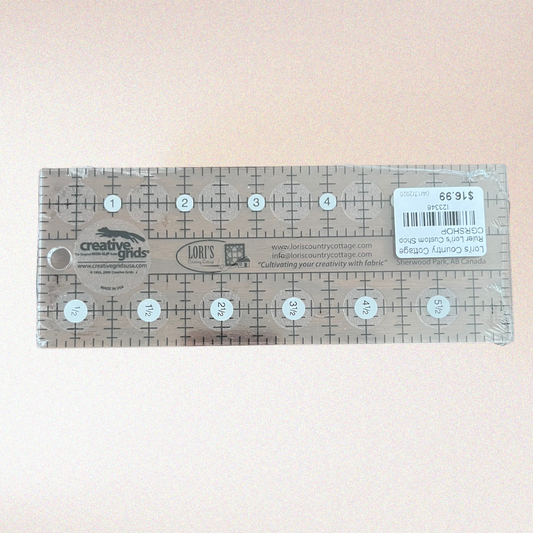 Creative Grids Shop Ruler 6-1/2in x 2-1/2in - CGRSHOP