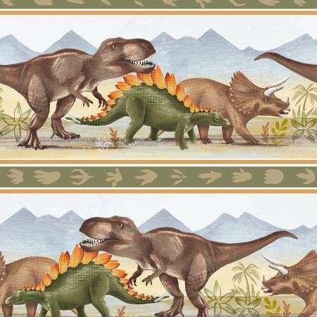 Dinosaur Trails - Taupe # 24151-MLT-CTN-D