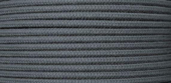 Dip Dyed Braided Cotton Cord - Charcoal - 3/16" (30.5m) 100 Feet - CC-7006001CHA