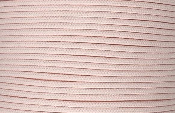 Dip Dyed Braided Cotton Cord - Soft Pink - 3/16" (30.5m) 100 Feet - CC-7006001PSF