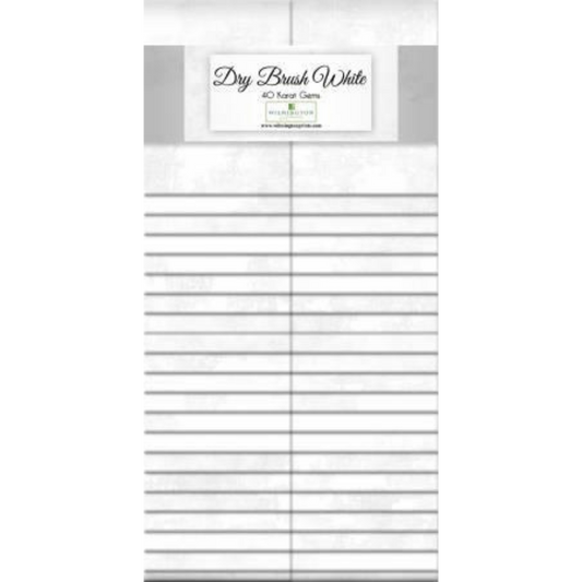 Dry Brush White, 2.5" Strips 40pcs - Q842-86-842