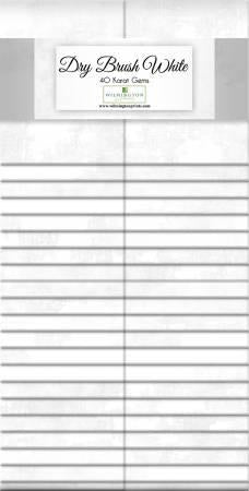 Dry Brush White, 2.5" Strips 40pcs - Q842-86-842