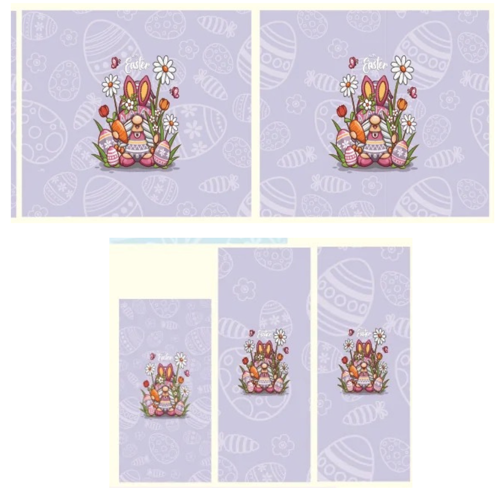 Easter Gnomes Purple Chapstick & Gift Card Printed Vinyl