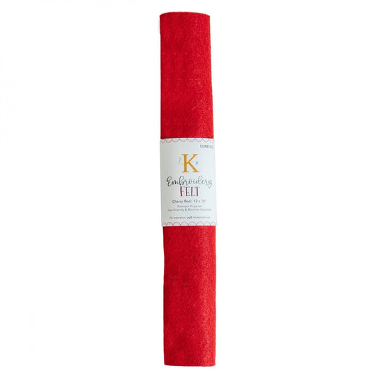 Embroidery Felt - Cherry Red # KDKB1232