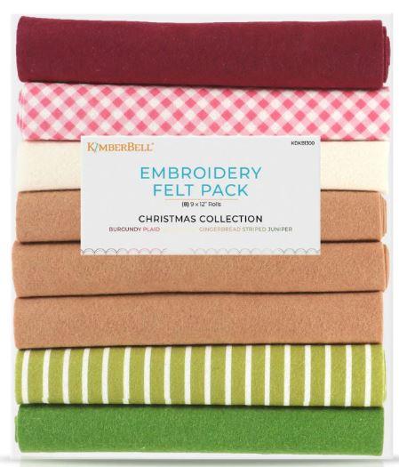 Embroidery Felt Christmas Pack 6 Colors KDKB1300