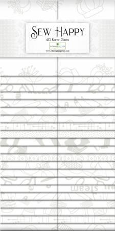 Essential Sew Happy 2.5" St 40pcs - Q842-106-842