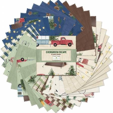 Evergreen Escape - Charm Pack - Q508-870-508