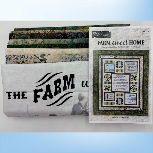 Farm Sweet Home Lap Quilt Kit