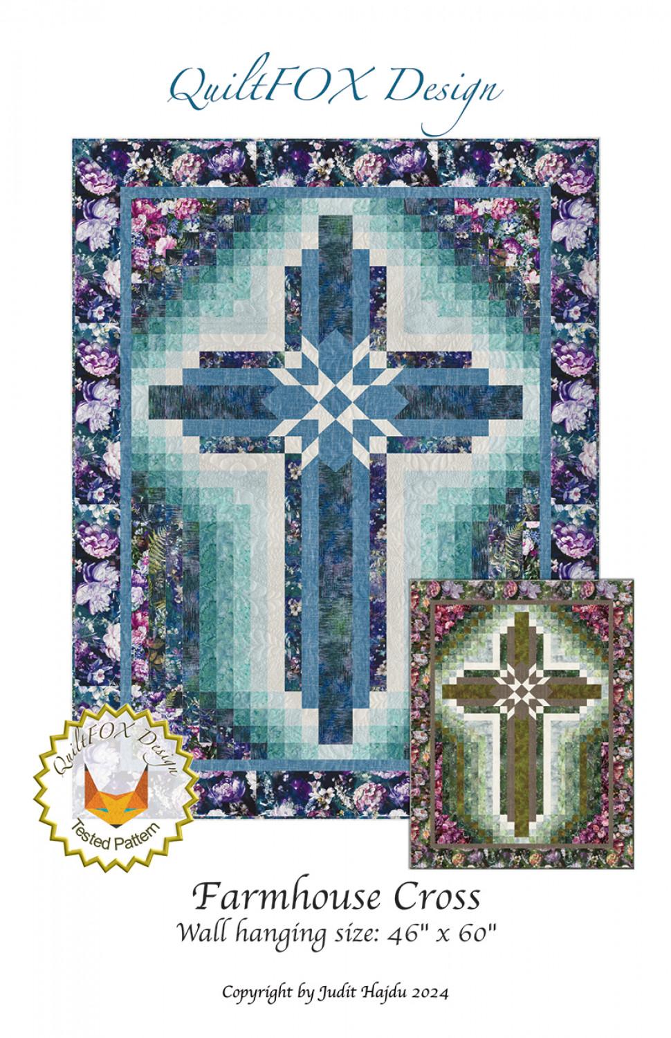 Farmhouse Cross Botanical Garden # QFOX-316