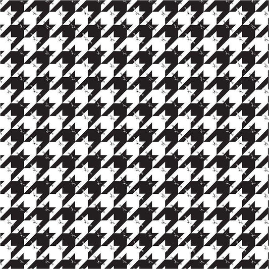 Feline Good - Kitty Houndstooth - CD2573 Black
