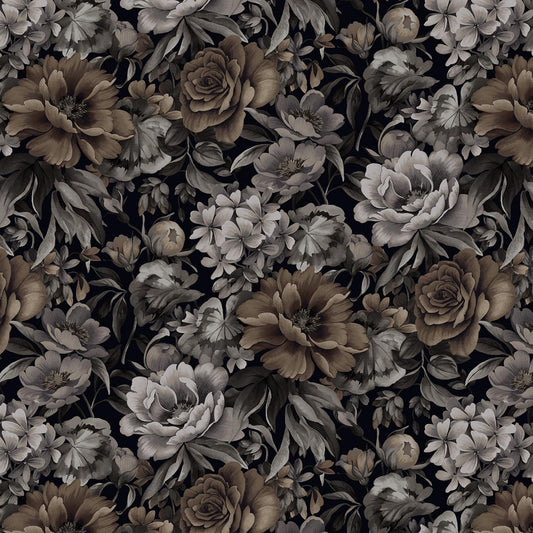 Field of Seams - Bittersweet Large Floral 12 Inch repeat # 8546S-39