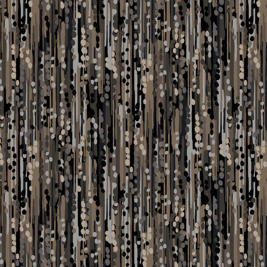 Field of Seams - Bittersweet Stripey Paint Dabs 5.85 Inch repeat # 8548S-39