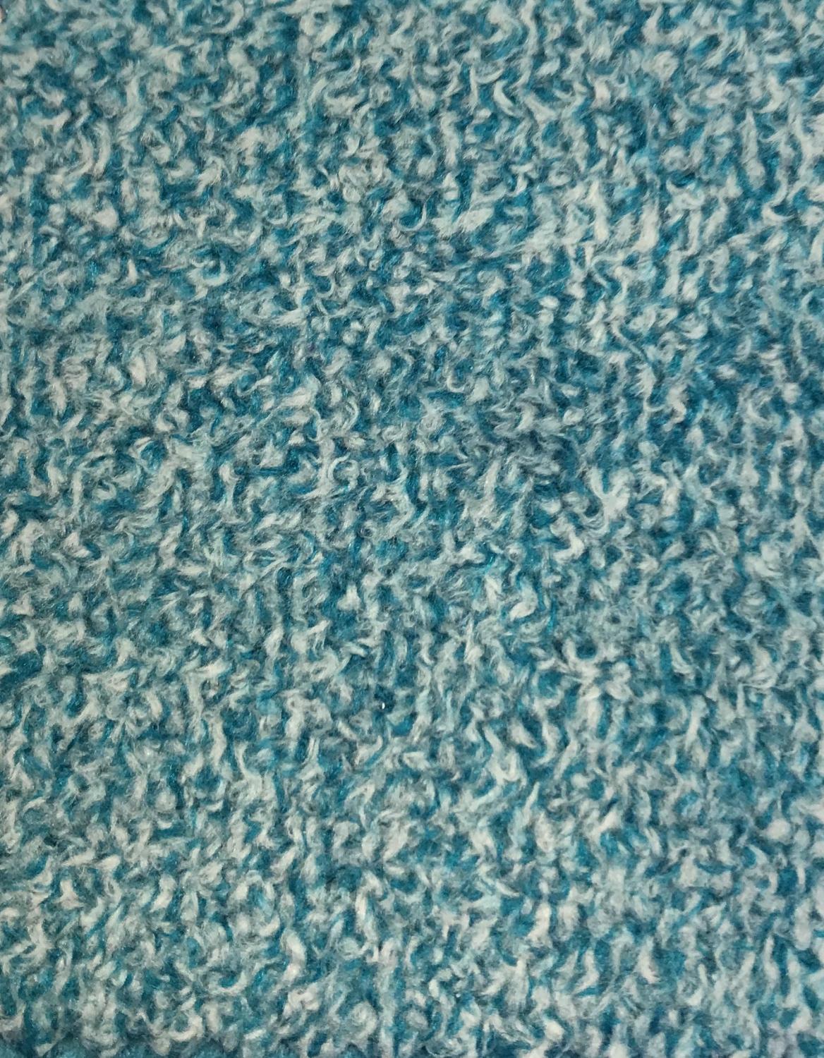 Fireside Textures - 60" - Two Tone Turqoise/White - 9002-21026