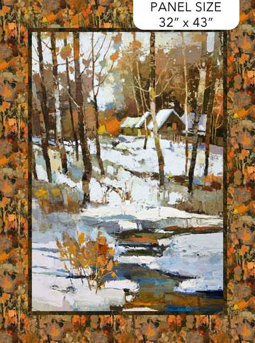 First Snow Panel - DP28090-10