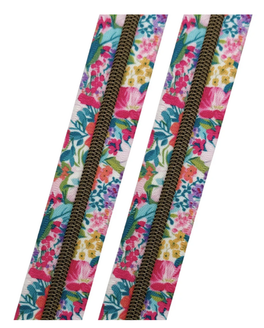 Flowerworks - #5 Bronze Nylon Coil Zipper Tape