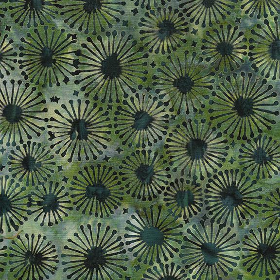 Flutter Fields - Harvest Moon - Dandelion - Multi Green Brown Pinecone - 712406835