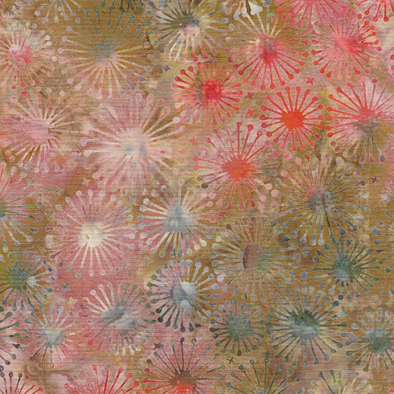 Flutter Fields - Harvest Moon - Dandelion - Multi Red Brown - 712406886