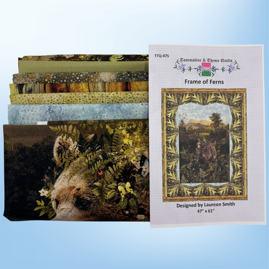 Frame of Ferns Lap Quilt Kit