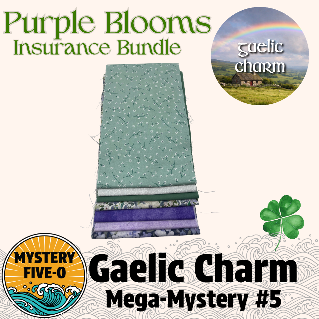 Gaelic Charm - Purple Blooms - Insurance Bundle - Mystery Five-0