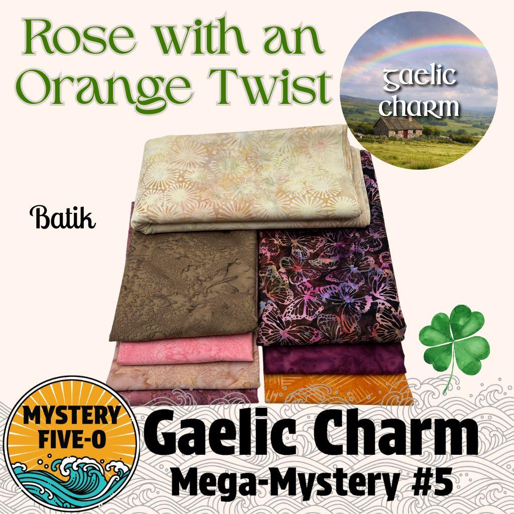 Gaelic Charm - Rose with An Orange Twist - Mystery Five-0