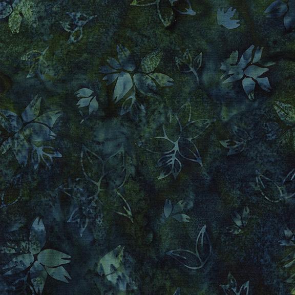 Gaia - Frosted Foliage - Leaf Collections - Teal Bridgewater - LM912504997