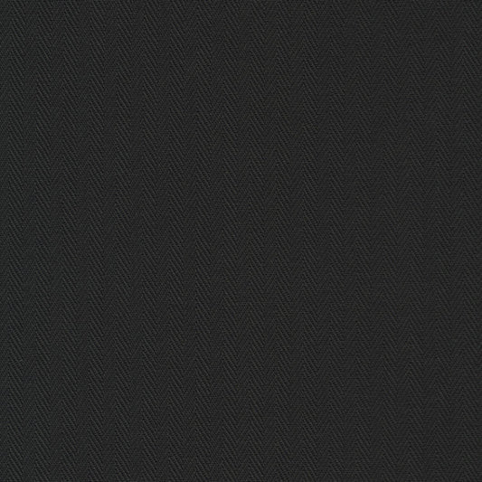 Ginza Cotton Herringbone - Black - G208-1868